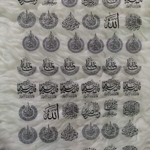 Calligraphy Clear Sticker Sheet ( STKR01)