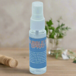 Bubble remover spray